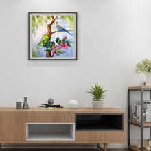 Load image into Gallery viewer, Spring Birds 30*30CM(Canvas) Full Round Drill Diamond Painting