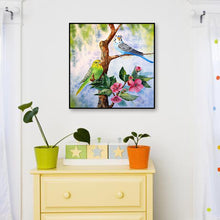 Load image into Gallery viewer, Spring Birds 30*30CM(Canvas) Full Round Drill Diamond Painting