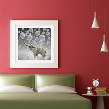 Load image into Gallery viewer, Elephant Bubbling 30*30CM(Canvas) Full Round Drill Diamond Painting