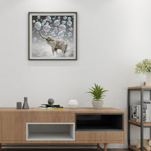 Load image into Gallery viewer, Elephant Bubbling 30*30CM(Canvas) Full Round Drill Diamond Painting