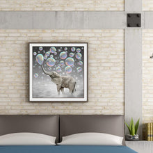 Load image into Gallery viewer, Elephant Bubbling 30*30CM(Canvas) Full Round Drill Diamond Painting