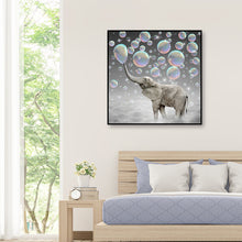 Load image into Gallery viewer, Elephant Bubbling 30*30CM(Canvas) Full Round Drill Diamond Painting