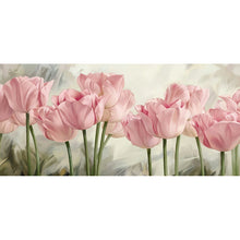 Load image into Gallery viewer, Pink Flowers 80*40CM(Canvas) Full Round Drill Diamond Painting