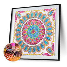 Load image into Gallery viewer, Mandala Flowers 30*30CM(Canvas) Partial Round Drill Diamond Painting
