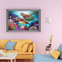 Load image into Gallery viewer, Undersea Turtles 30*40CM(Canvas) Full Round Drill Diamond Painting