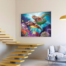 Load image into Gallery viewer, Undersea Turtles 30*40CM(Canvas) Full Round Drill Diamond Painting