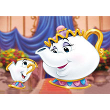 Load image into Gallery viewer, Cartoon Teapot 40*30CM(Canvas)-Full Round Drill Diamond Painting