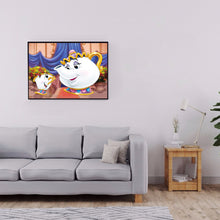Load image into Gallery viewer, Cartoon Teapot 40*30CM(Canvas)-Full Round Drill Diamond Painting