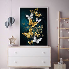 Load image into Gallery viewer, Butterfly 30*40CM(Canvas) Full Round Drill Diamond Painting