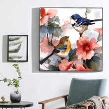 Load image into Gallery viewer, Flowers Birds 30*30CM(Canvas) Full Round Drill Diamond Painting