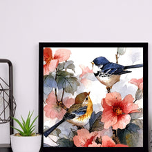Load image into Gallery viewer, Flowers Birds 30*30CM(Canvas) Full Round Drill Diamond Painting