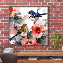 Load image into Gallery viewer, Flowers Birds 30*30CM(Canvas) Full Round Drill Diamond Painting