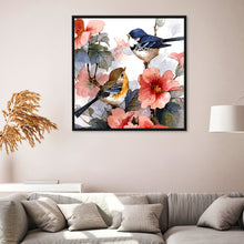 Load image into Gallery viewer, Flowers Birds 30*30CM(Canvas) Full Round Drill Diamond Painting