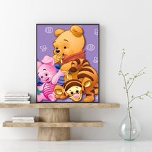 Load image into Gallery viewer, Cartoon Bear 30*40CM(Canvas)-Full Round Drill Diamond Painting
