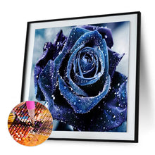 Load image into Gallery viewer, Purple Rose 30*30CM(Canvas) Full Round Drill Diamond Painting