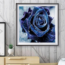 Load image into Gallery viewer, Purple Rose 30*30CM(Canvas) Full Round Drill Diamond Painting