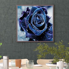 Load image into Gallery viewer, Purple Rose 30*30CM(Canvas) Full Round Drill Diamond Painting