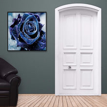 Load image into Gallery viewer, Purple Rose 30*30CM(Canvas) Full Round Drill Diamond Painting