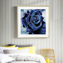 Load image into Gallery viewer, Purple Rose 30*30CM(Canvas) Full Round Drill Diamond Painting
