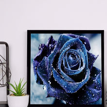 Load image into Gallery viewer, Purple Rose 30*30CM(Canvas) Full Round Drill Diamond Painting
