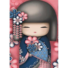 Load image into Gallery viewer, Kokeshi Doll 30*40CM(Canvas) Full Round Drill Diamond Painting