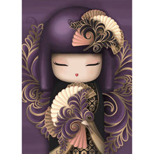 Load image into Gallery viewer, Kokeshi Doll 30*40CM(Canvas) Full Round Drill Diamond Painting