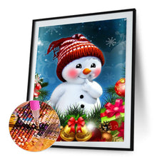 Load image into Gallery viewer, Red Cheeks Snowman 30*40CM(Canvas) Full Round Drill Diamond Painting