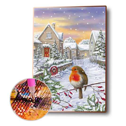 Birds 30*40CM(Canvas) Full Round Drill Diamond Painting
