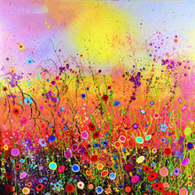 Load image into Gallery viewer, Color Flower Field 30*30CM(Canvas) Full Round Drill Diamond Painting
