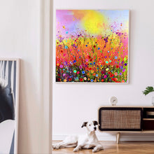 Load image into Gallery viewer, Color Flower Field 30*30CM(Canvas) Full Round Drill Diamond Painting