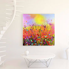 Load image into Gallery viewer, Color Flower Field 30*30CM(Canvas) Full Round Drill Diamond Painting