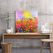 Load image into Gallery viewer, Color Flower Field 30*30CM(Canvas) Full Round Drill Diamond Painting
