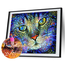 Load image into Gallery viewer, Cute Cat 40*30CM(Canvas) Full Square Drill Diamond Painting