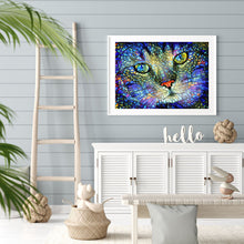 Load image into Gallery viewer, Cute Cat 40*30CM(Canvas) Full Square Drill Diamond Painting