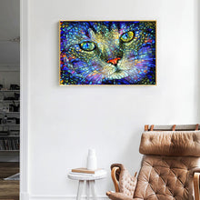 Load image into Gallery viewer, Cute Cat 40*30CM(Canvas) Full Square Drill Diamond Painting