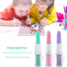 Load image into Gallery viewer, Novel Lipstick Point Drill Pen for DIY Rhinestones Picture Diamond Painting