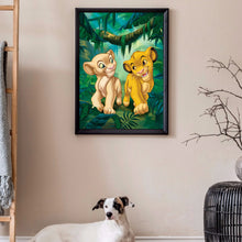 Load image into Gallery viewer, Tiger 30*40CM(Canvas)-Full Round Drill Diamond Painting