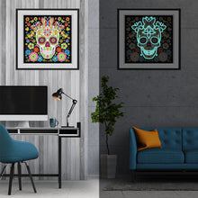 Load image into Gallery viewer, Skull 30*30CM(Canvas) Special Shaped Drill Diamond Painting