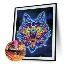 Load image into Gallery viewer, Wolf 30*40CM(Canvas) Special Shaped Drill Diamond Painting