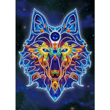 Load image into Gallery viewer, Wolf 30*40CM(Canvas) Special Shaped Drill Diamond Painting
