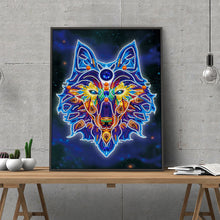 Load image into Gallery viewer, Wolf 30*40CM(Canvas) Special Shaped Drill Diamond Painting