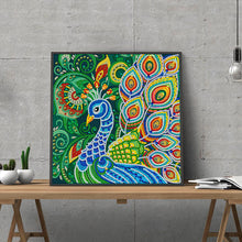 Load image into Gallery viewer, Peafowl 30*30CM(Canvas) Special Shaped Drill Diamond Painting