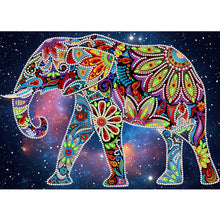 Load image into Gallery viewer, Elephant 30*40CM(Canvas) Special Shaped Drill Diamond Painting