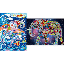 Load image into Gallery viewer, Elephant 30*40CM(Canvas) Special Shaped Drill Diamond Painting