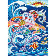 Load image into Gallery viewer, Elephant 30*40CM(Canvas) Special Shaped Drill Diamond Painting