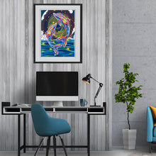 Load image into Gallery viewer, Dolphin 30*40CM(Canvas) Special Shaped Drill Diamond Painting