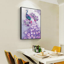 Load image into Gallery viewer, Peacock 30x40cm(canvas) partial special shaped drill diamond painting