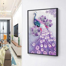 Load image into Gallery viewer, Peacock 30x40cm(canvas) partial special shaped drill diamond painting