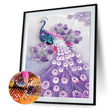 Load image into Gallery viewer, Peacock 30x40cm(canvas) partial special shaped drill diamond painting