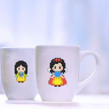 Load image into Gallery viewer, 8pcs Diamond Painting Cartoon Princess Stickers Funny Toy Adhesive Decals